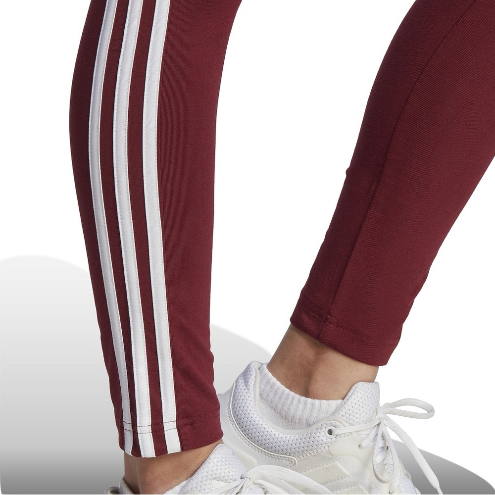 Adidas Women's Green 3 three stripe active Leggings plus size women 2X NEW NWT - Picture 5 of 8